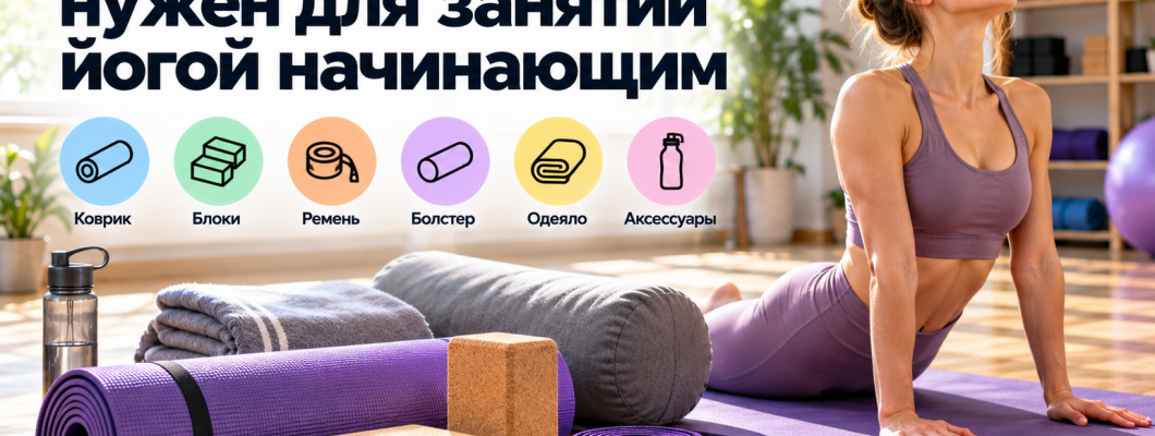 Какой инвентарь нужен для занятий йогой начинающим
