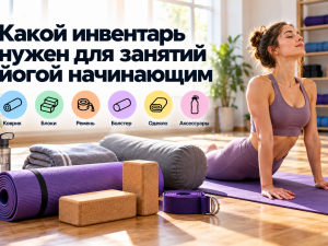 Какой инвентарь нужен для занятий йогой начинающим