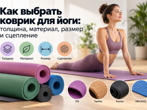 Как выбрать коврик для йоги: толщина, материал, размер и сцепление
