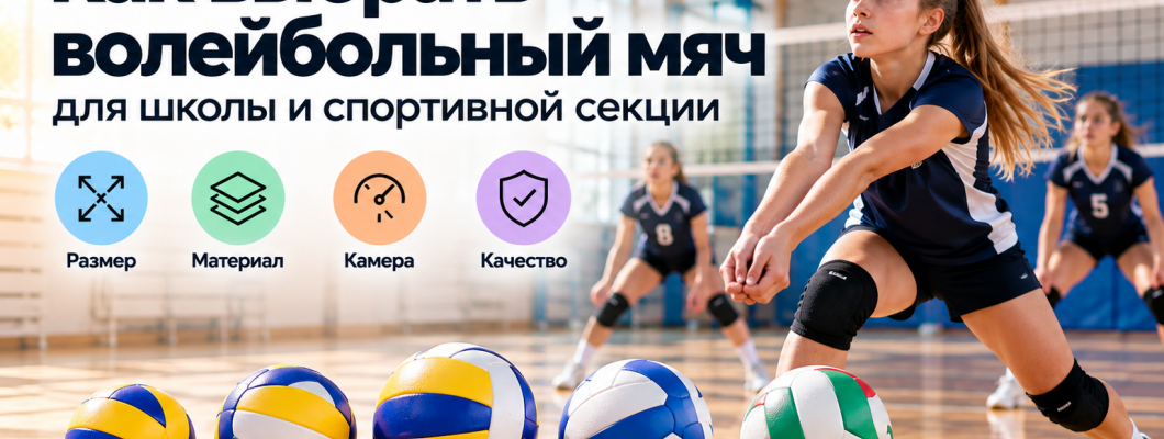 Как выбрать волейбольный мяч для школы и спортивной секции
