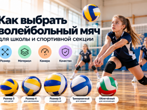 Как выбрать волейбольный мяч для школы и спортивной секции