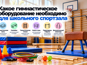 Какое гимнастическое оборудование необходимо для школьного спортзала
