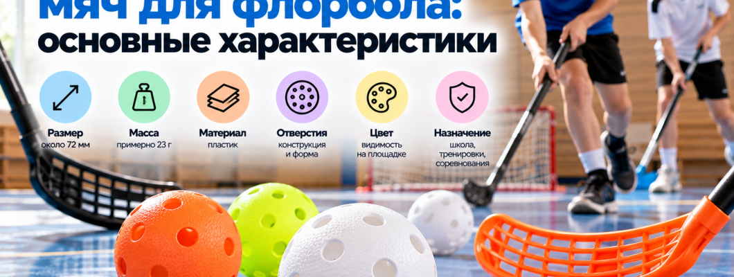 Как выбрать мяч для флорбола: основные характеристики