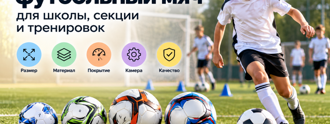 Как выбрать футбольный мяч для школы, секции и тренировок