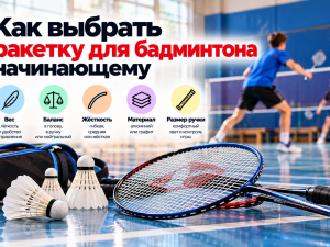 Как выбрать ракетку для бадминтона начинающему