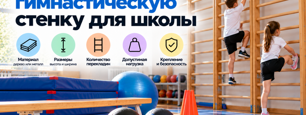 Как выбрать гимнастическую стенку для школы