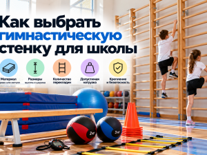 Как выбрать гимнастическую стенку для школы