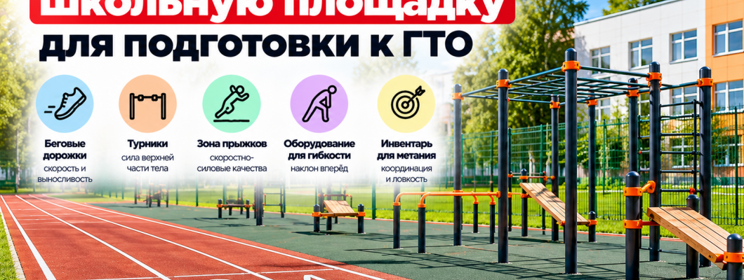 Как оборудовать школьную площадку для подготовки к ГТО