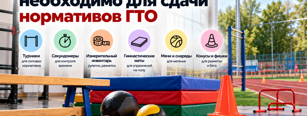 Какое оборудование необходимо для сдачи нормативов ГТО