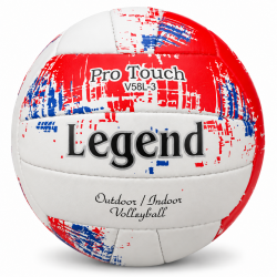 Мяч волейбольный Pro Touch Legend V58L-3 белый с красными вставками
