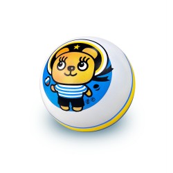 Мяч резиновый 100 мм Мишка Морячок