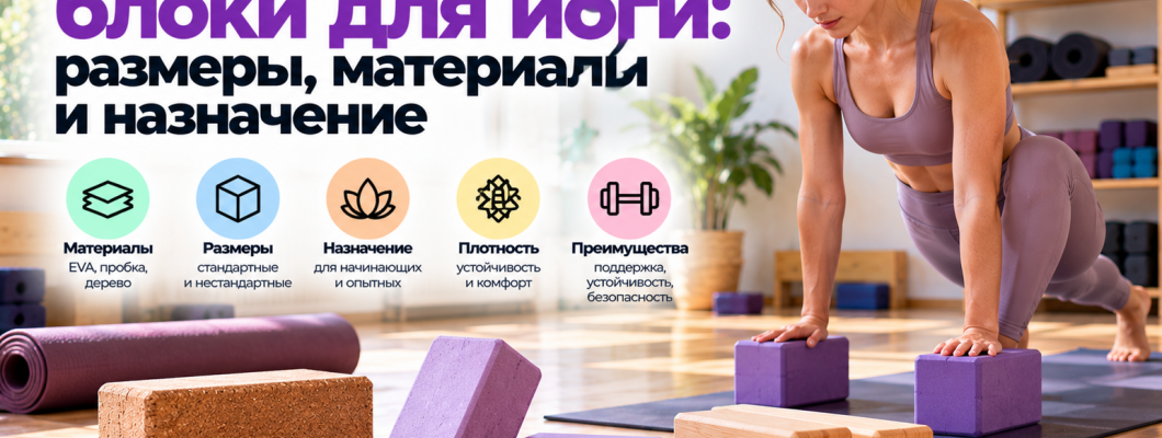 Как выбрать блоки для йоги: размеры, материалы и назначение