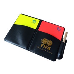 Набор для футбольного арбитра-тренера GCsport (штрафные карточки, блокнот и карандаш)