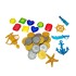 Тонущие (подводные) игрушки для бассейна Сокровища (40шт), для ныряния и обучения плаванию