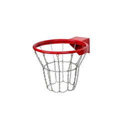 Кольцо баскетбольное антивандальное №7 с металлической сеткой, GCsport