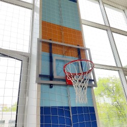 Щит баскетбольный тренировочный 1200х900 мм (оргстекло 10 мм) с креплением к стене, GCsport