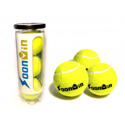 Мячи для большого тенниса SoonWin 3шт в тубе (тренировочные)