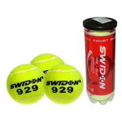 Мячи для большого тенниса Swidon (3шт) тренировочные, в банке
