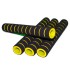 Неопреновые мягкие накладки грипсы GCsport желтые, длина 21,5см - 4шт ТИП-1 (для велоруля, турника, инвентаря)