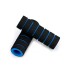 Неопреновые мягкие накладки грипсы GCsport синие, длина 10,8см - 2шт (для велоруля, турника, инвентаря)