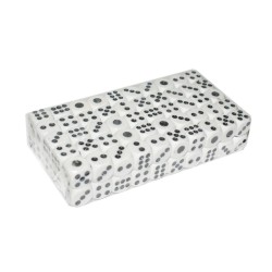 Кубики (игральные кости), 100шт, белые