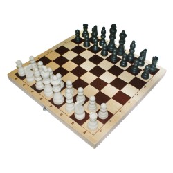Шахматы обиходные (29х29см) с пластиковыми фигурами