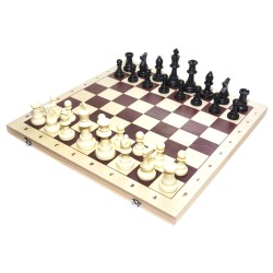 Шахматы гроссмейстерские (42х42см) с пластиковыми фигурами
