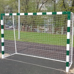 Сетка для мини-футбольных ворот, нить 3,5 мм, ячейка 100х100 мм, белая (пара) (производство: Россия)