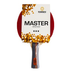 Ракетка для настольного тенниса TORRES Master 3*, арт.TT21007, для тренировок, накладка 2,0 мм