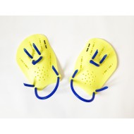 Лопатки для плавания GCsport Swim Team желтые (размер M)