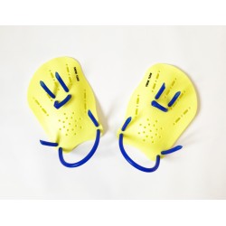 Лопатки для плавания GCsport Swim Team желтые (размер M)