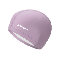 Шапочка для плавания Sprinter комбинированная (силикон + ткань), цвет: Серый