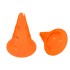 Конусы для разметки 30см с отверстиями (2шт) для футбола, роликов и эстафет GCsport, оранжевые