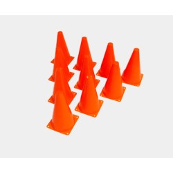 Конусы для разметки GCsport 18см (в комплекте 10 конусов), оранжевые