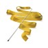 Лента для художественной гимнастики Go Do с палочкой, желтая (палочка 56 см, лента 6 м)