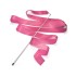 Лента для художественной гимнастики Go Do с палочкой, розовая (палочка 56 см, лента 6 м)