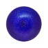 Мяч для художественной гимнастики GO DO. Диаметр 19 см. Синий с глиттером, с блестками.