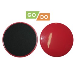 Диски скольжения для глайдинга GO DO тип-2 (диаметр 18см) красные