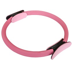 Кольцо эспандер для пилатеса и йоги GCsport V1 38 см (розовое)