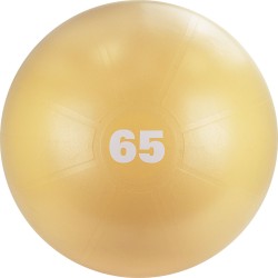 Мяч гимнастический 65см TORRES арт.AL122165BG, антивзрыв, с насосом, песочный
