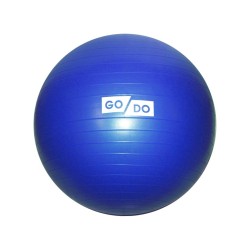 Мяч гимнастический 55 см GO DO синий, без насоса (фитбол), антивзрыв
