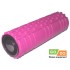 Валик ролик для фитнеса рельефный полый GO DO 45х14 см тип-2 (Розовый)