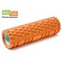 Валик ролик для фитнеса рельефный полый GO DO 29х10 см (Оранжевый)