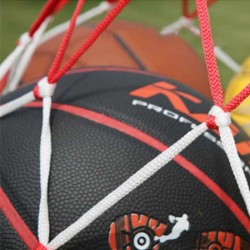 Сетка для переноски и хранения мячей GCsport синяя (до 10 мячей) с ручками