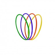 Обруч гимнастический пластиковый 60см