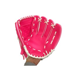 Перчатка для бейсбола (взрослая), тип-1, розовая GCsport
