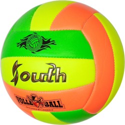 Мяч волейбольный (салатовый), PVC 2.7, 280 гр, машинная сшивка