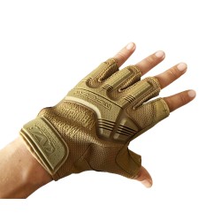 Велосипедные перчатки (велоперчатки) GCsport Tactic, коричневые